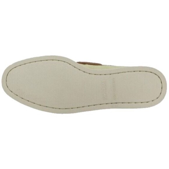 Sperry Top-Sider Men's 10 M Authentic Original Waxed Canvas Boat Shoes Tan 20739 - Picture 5 of 5